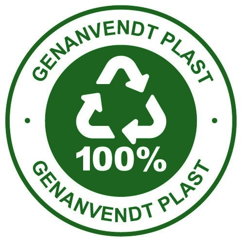 100% Genanvendt plast